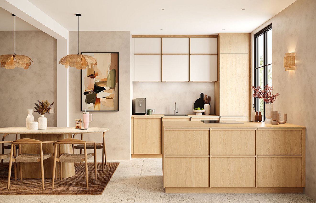Cocina Linea Japandi